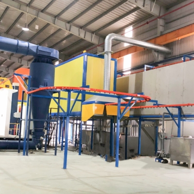 Hoàn thiện phun sơn tĩnh điện kệ tủ sắt tại Bình Dương
